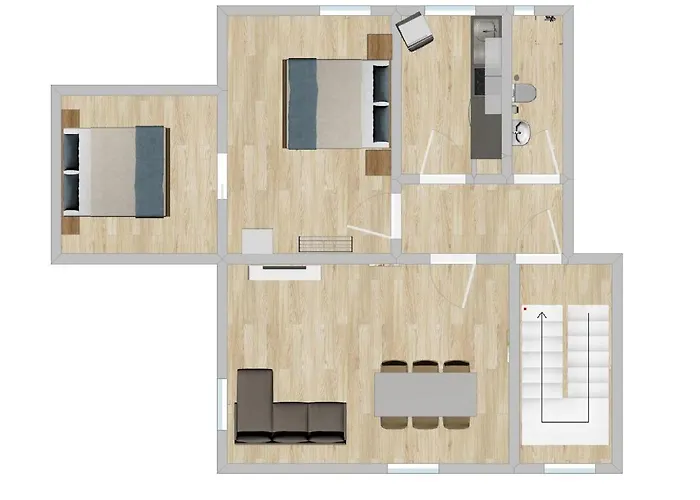 Appartement Easystayii 6p Switch Tv Krefeld